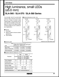 SLA-580LT Datasheet