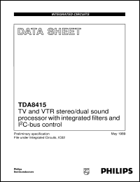 TDA8415 Datasheet