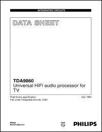 TDA9860-V2 Datasheet