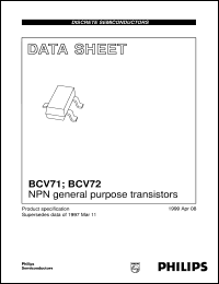 BCV72 Datasheet