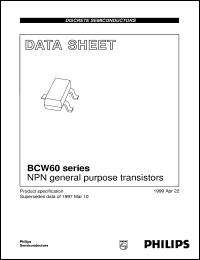 BCW60A Datasheet