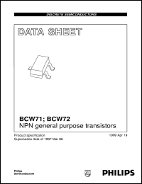 BCW72 Datasheet