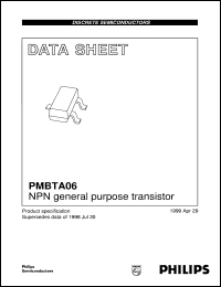 PMBTA06 Datasheet