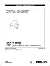 BCX71H Datasheet