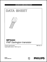 MPSA64 Datasheet