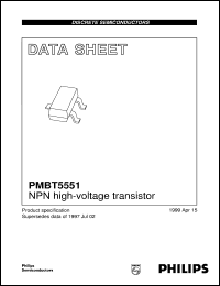 PMBT5551 Datasheet