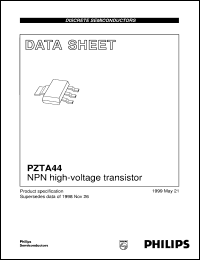 PZTA44 Datasheet