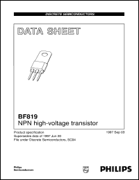 BF819 Datasheet