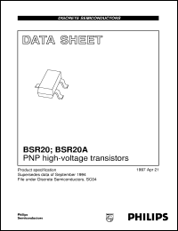 BSR20A Datasheet