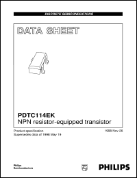 PDTC114EK Datasheet