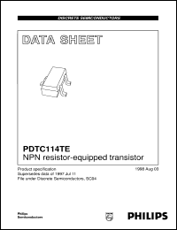 PDTC114TE Datasheet