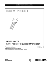 PDTC114TS Datasheet