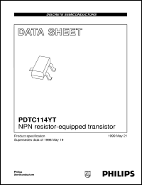 PDTC114YT Datasheet