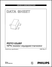 PDTC123JEF Datasheet