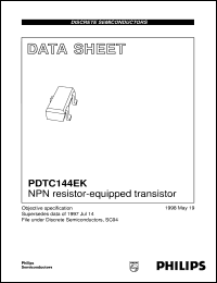 PDTC144EK Datasheet