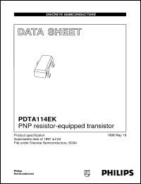 PDTA114EK Datasheet