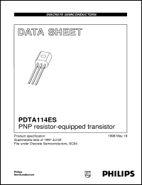 PDTA114ES Datasheet