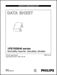 1PS70SB40 Datasheet