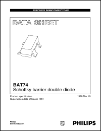 BAT74 Datasheet