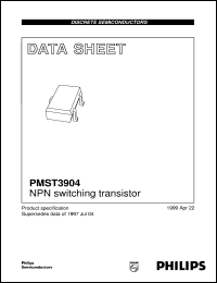 PMST3904 Datasheet