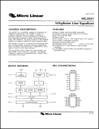 ML2021CS Datasheet