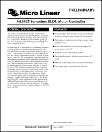 ML4435IS Datasheet