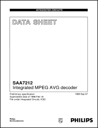 SAA7212H-C1 Datasheet