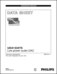 UDA1334TS Datasheet