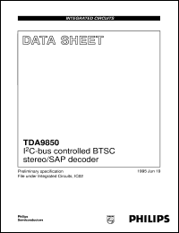 TDA9850T-V1 Datasheet
