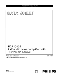 TDA1013B-N2 Datasheet