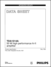 TDA1514A-N7 Datasheet