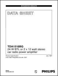 TDA1518BQ-N6 Datasheet