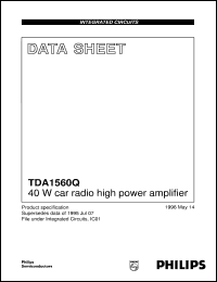 TDA1560Q-N4 Datasheet
