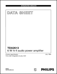 TDA2613-N1 Datasheet