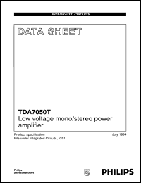 TDA7050T-N3-S6 Datasheet