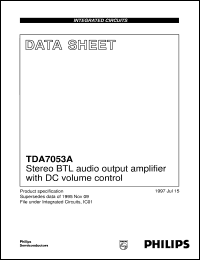 TDA7053A-N2 Datasheet