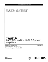 TDA8510J-N1 Datasheet