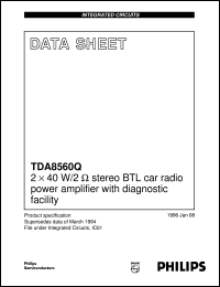 TDA8560Q-N2-S10 Datasheet