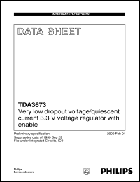 TDA3673 Datasheet