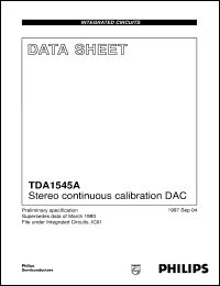 TDA1545A-N2 Datasheet