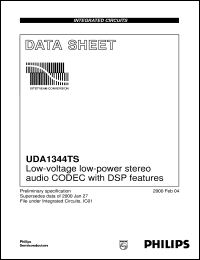 UDA1344TS-N2 Datasheet