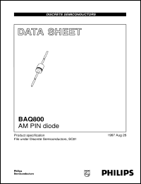 BAQ800 Datasheet