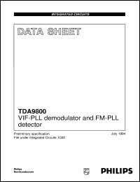 TDA9800 Datasheet