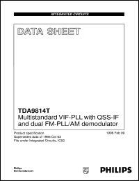 TDA9814T Datasheet