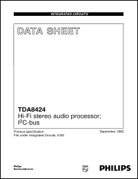 TDA8424-V7 Datasheet