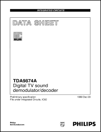 TDA9874APS-V2 Datasheet