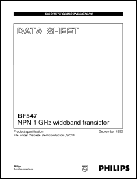 BF547 Datasheet