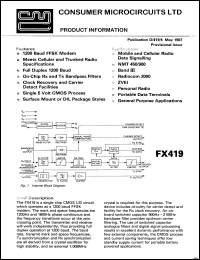FX419LH Datasheet