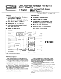 FX589D5 Datasheet