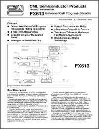 FX613P Datasheet
